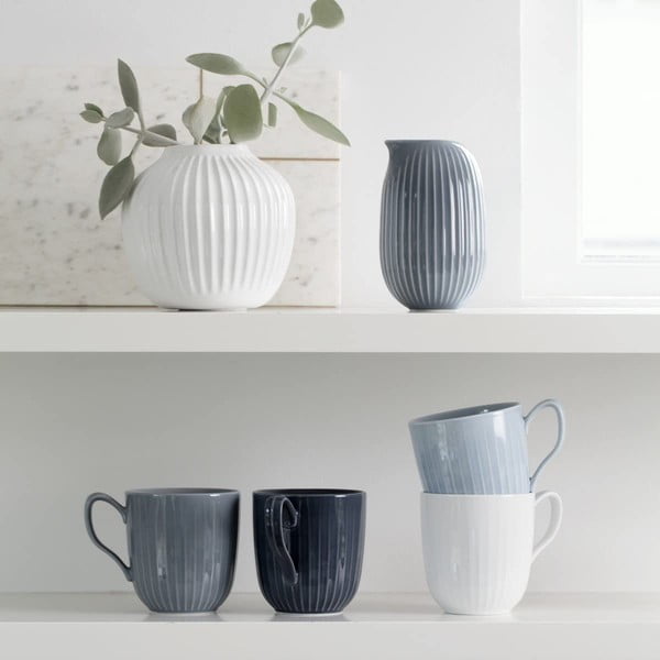 Antracytowy porcelanowy kubek Kähler Design Hammershoi, 330 ml-image-2