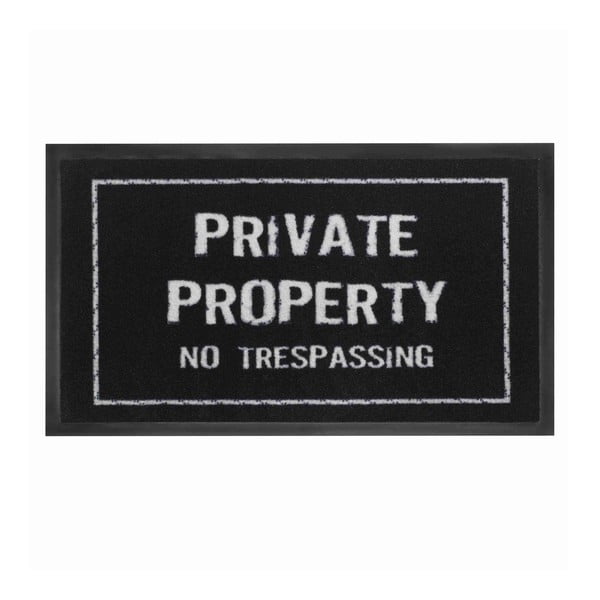 Wycieraczka Private property, 45x75 cm