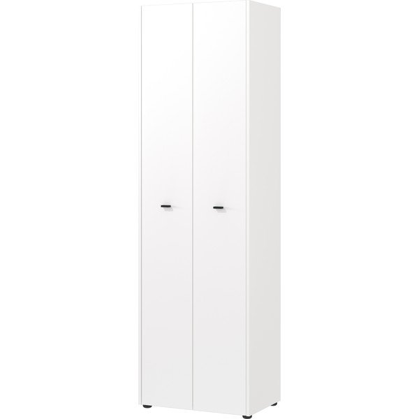 Biała szafa 59x198 cm Lucena – Germania-image-1