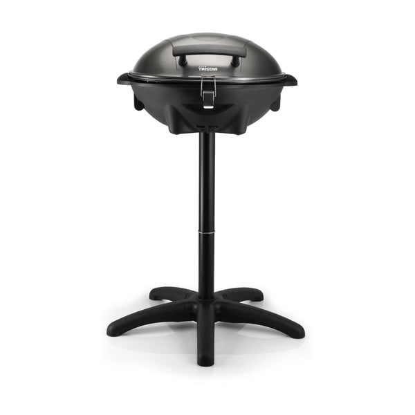 Czarny elektryczny grill stołowy lub stojący Tristar, moc 2200W
