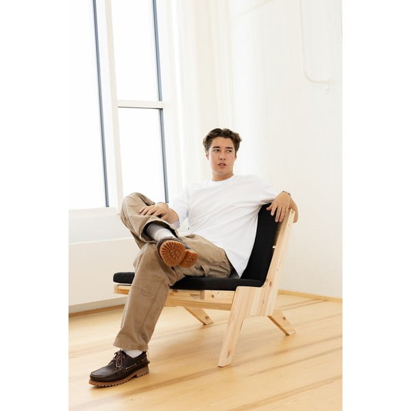 Ciemnoszary fotel Sway – Karup Design-image-1