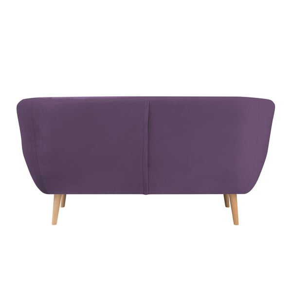 Fioletowa sofa 2-osobowa Mazzini Sofas Amelie-image-3