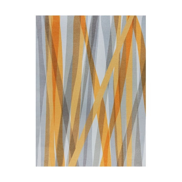 Pomarańczowo-szary dywan odpowiedni do prania Flair Rugs MATCH Isabella, 120x170 cm