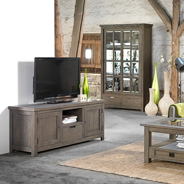 Stolik telewizyjny Cross, 160x65 cm-image-1