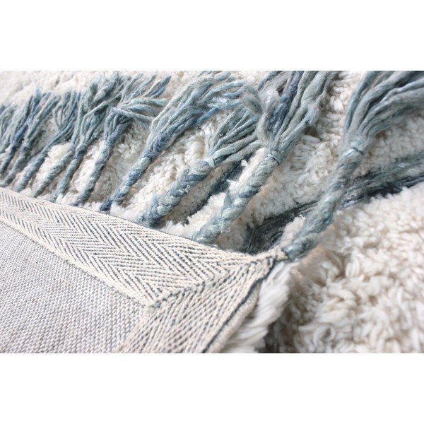 Beżowo-niebieski ręcznie tkany dywan Flair Rugs Solitaire Sion, 160x230 cm-image-1