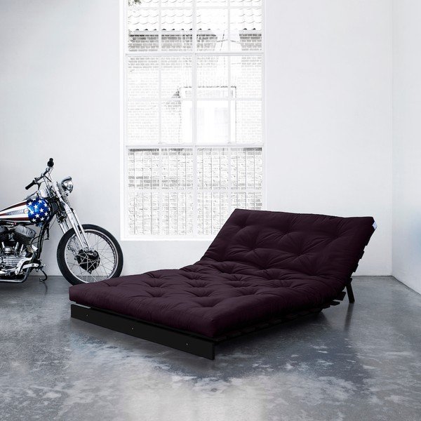 Sofa rozkładana Karup Roots Wenge/Purple-image-2
