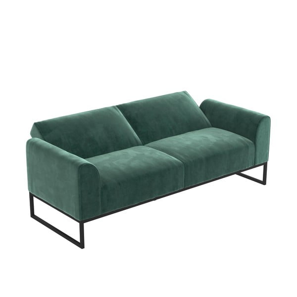 Zielona sofa rozkładana 217 cm Adley – CosmoLiving by Cosmopolitan-image-3