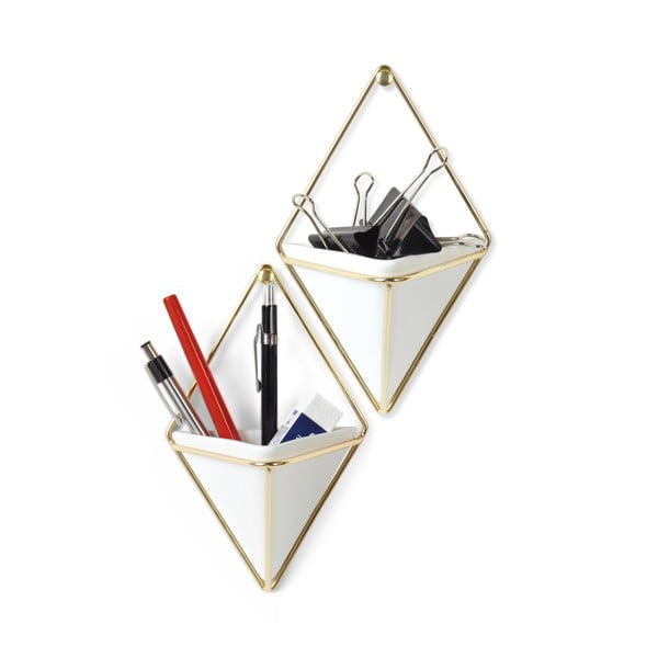 Ceramiczne wiszące doniczki na zioła zestaw 2 szt. Trigg – Umbra-image-4