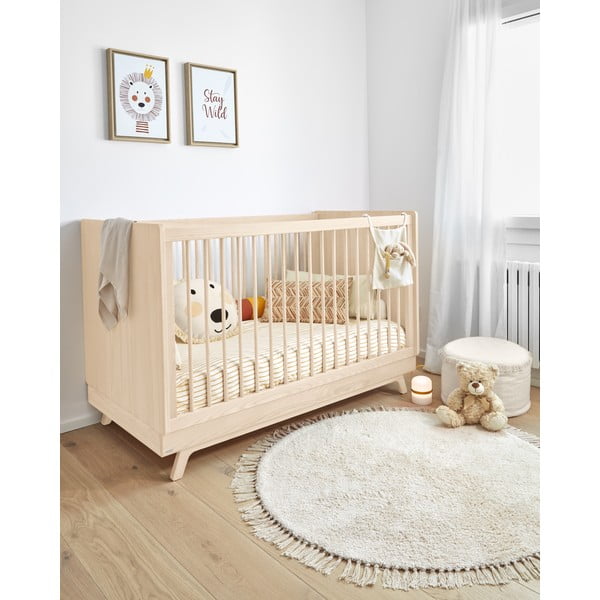 Brązowo-beżowa bawełniana poszewka na poduszkę Kave Home Uriana, 50x30 cm-image-3