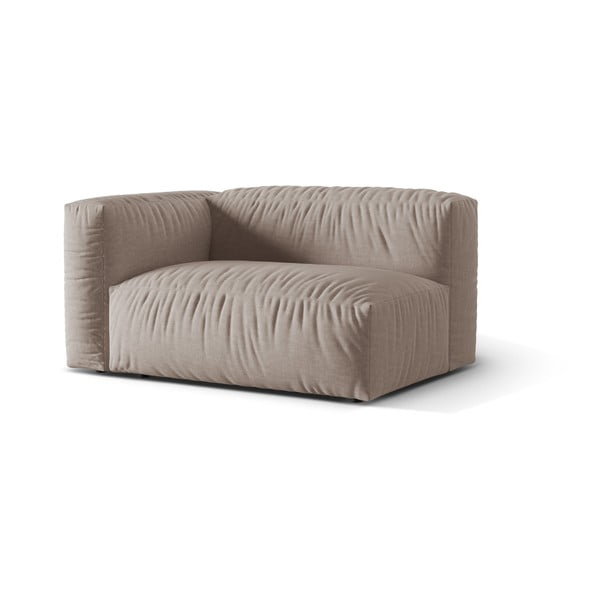 Beżowy moduł sofy (lewostronny) Martina – Micadoni Home-image-1