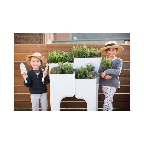 Designerska doniczka KIGA Small 88x34 cm, biała-image-4