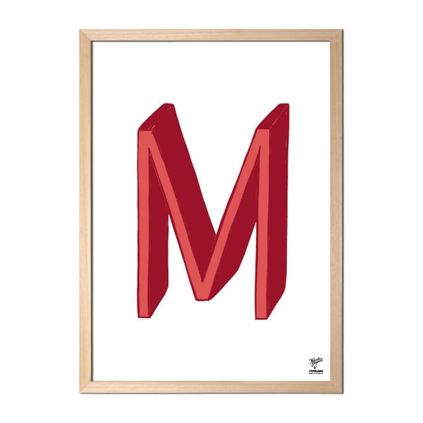 Plakat M designed by Karolina Stryková