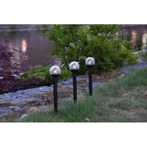 Zestaw 3 ogrodowych lamp solarnych LED Star Trading Roma, wys. 23 cm-image-2