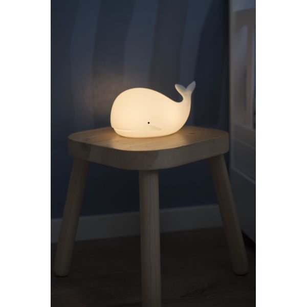 Biała lampka nocna LED dla dzieci Whale – Star Trading-image-4
