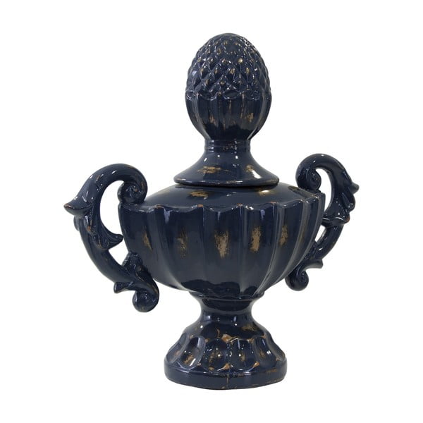 Czarny wazon ceramiczny VICAL HOME, 42x39 cm