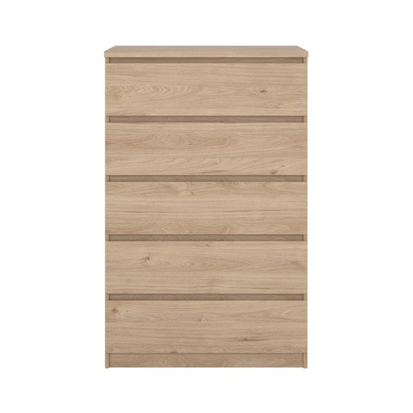Komoda w dekorze dębu w naturalnym kolorze 77x121x50 cm Naia – Tvilum-image-2