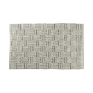 Szary bawełniany dywanik łazienkowy Kela Leana, 55x65 cm