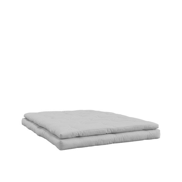 Sofa rozkładana z wyszywanym paskiem Karup Buckle Up Light Grey-image-2