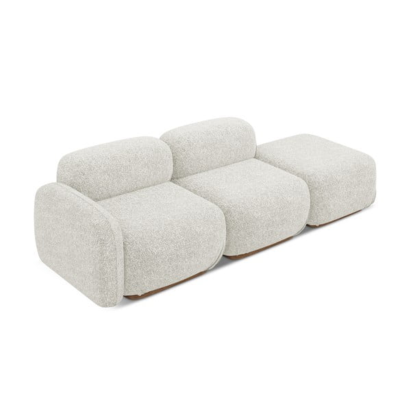 Kremowy szezlong modułowy (lewostronny) Ailani – Makamii-image-4