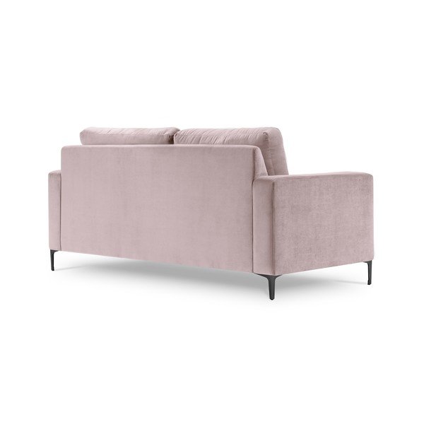 Różowa aksamitna sofa Kooko Home Harmony, 158 cm-image-3