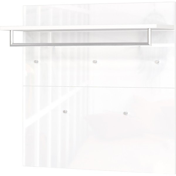 Biały panel z wieszakami do przedpokoju Genova – Germania-image-2