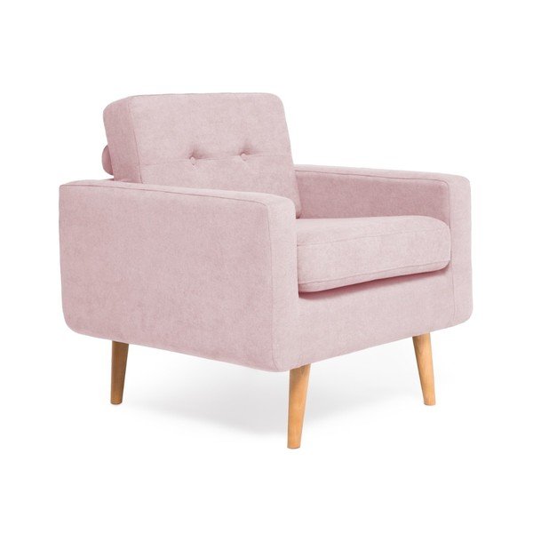 Różowy fotel Vivonita Ina-image-2