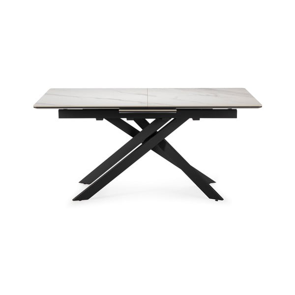 Rozkładany stół z dodatkowym blatem z ceramicznym blatem 89,5x160 cm Belma – Marckeric