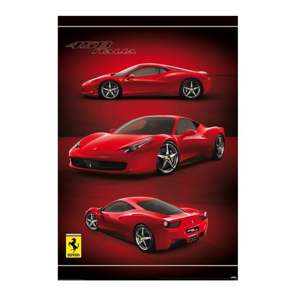Tapeta
  wielkoformatowa Red Ferrari, 158x232 cm