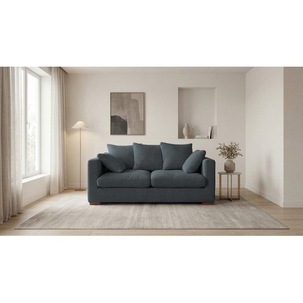 Szara sztruksowa sofa 175 cm Comfy – Scandic-image-4