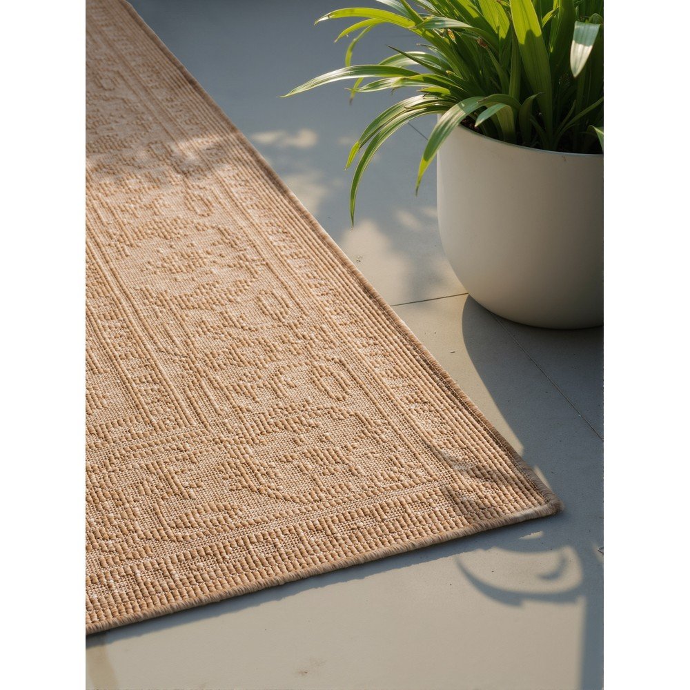 Dywan odpowiedni na zewnątrz w beżowo-śmietankowym kolorze 120x170 cm Duet Kona – NORTHRUGS (zdjęcie 8)