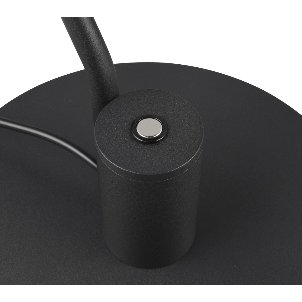 Lampa stołowa LED z elastyczną konstrukcją w kolorze matowej czerni (wysokość 64 cm) Manduro – Trio (zdjęcie 4)