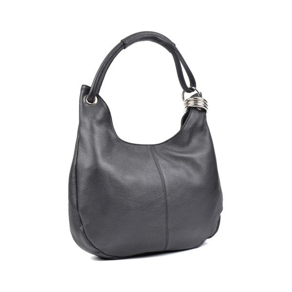 Czarna torebka skórzana Carla Ferreri Giuliya-image-2