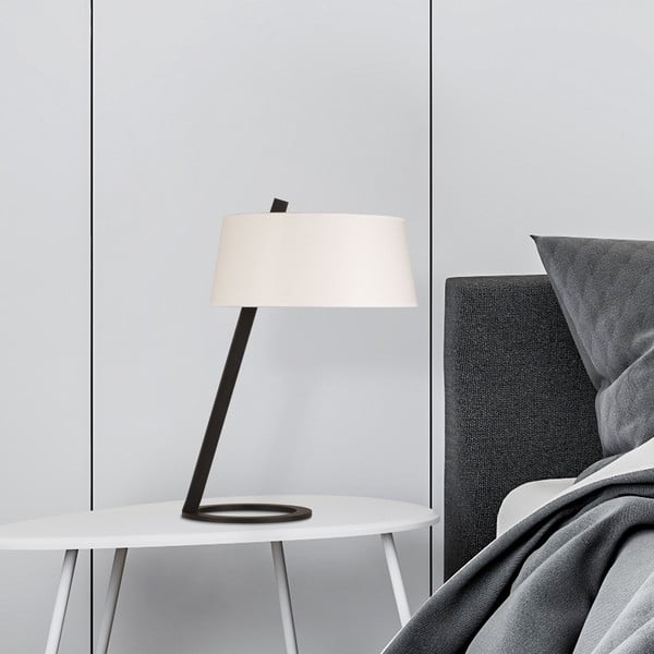 Biało-czarna lampa stołowa (wysokość 55 cm) Salihini – Opviq lights-image-4