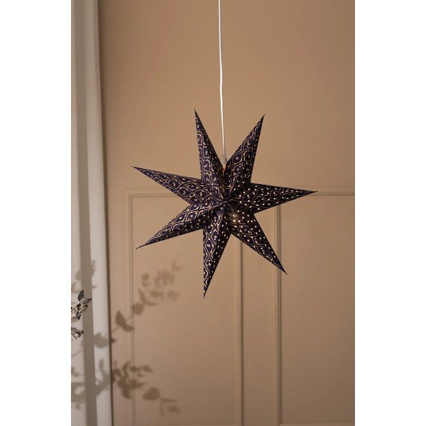 Ciemnoniebieska świąteczna wisząca dekoracja świetlna Baroque – Markslöjd-image-1