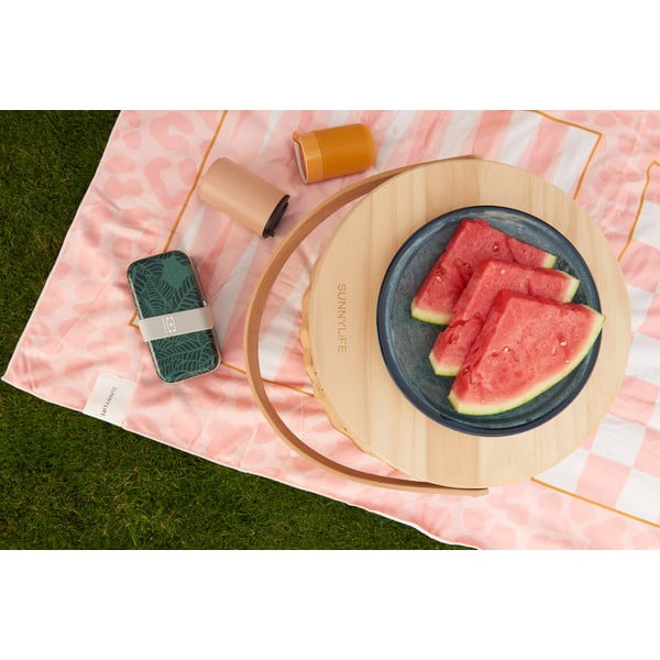 Różowy ręcznik plażowy Sunnylife Call of the Wild-image-1