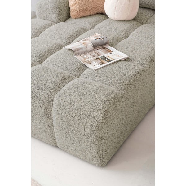 Jasnobrązowy rozkładany narożnik modułowy ze schowkiem (lewostronny) Lulu – Miuform-image-4