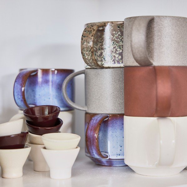 Niebieskie kubki zestaw 2 szt. z terakoty Yuka – OYOY Living Design-image-1