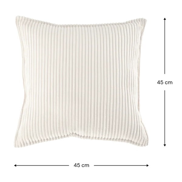 Kremowa sztruksowa poduszka na sofę dziecięcą Block – Wigiwama-image-3