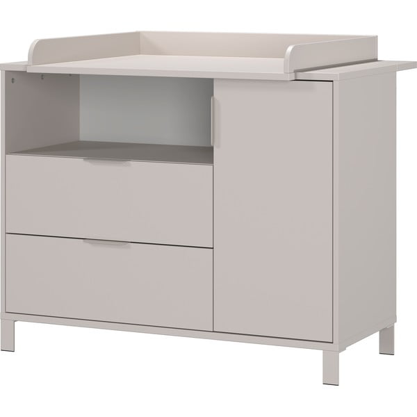 Kremowa komoda dziecięca z przewijakiem 115x102x77 cm Alkmaar – Germania-image-2