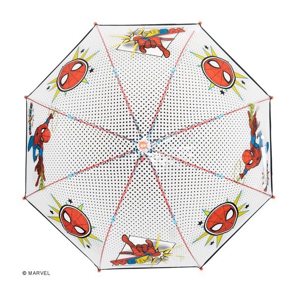 Przezroczysty dziecięcy parasol odporny na wiatr Ambiance Spiderman Marvel, ⌀ 74 cm-image-2