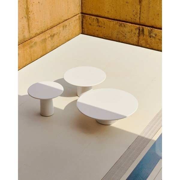 Okrągły stolik ogrodowy betonowy ø 110 cm Albanella – Kave Home-image-2