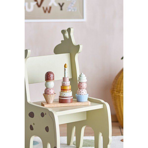 Wieża do układania z litego drewna Celebrate – Bloomingville Mini-image-1