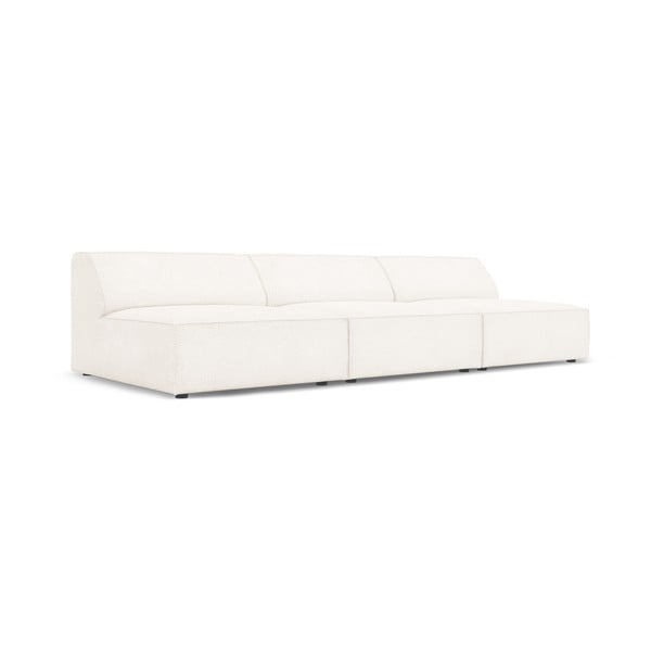 Kremowa sofa z materiału bouclé 240 cm Jodie – Micadoni Home-image-3