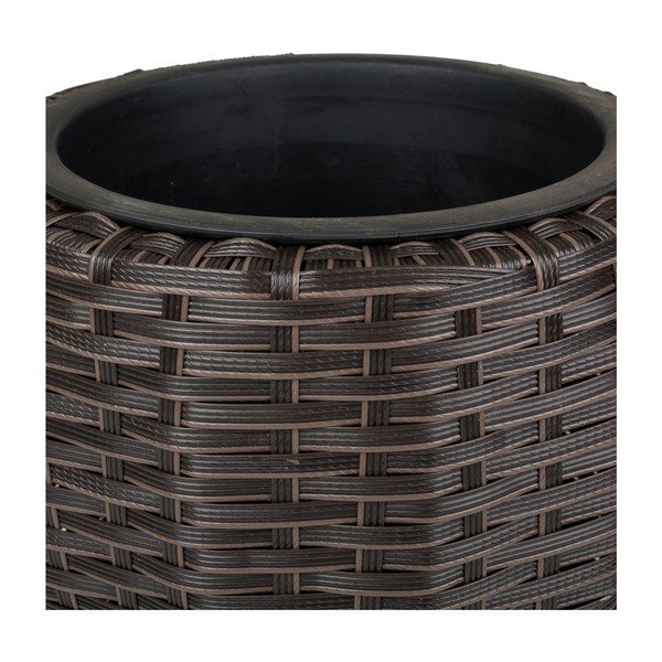 Doniczka ze sztucznego rattanu Michael, ø 23 cm-image-2