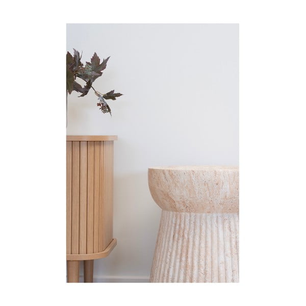 Kamienny okrągły stolik ogrodowy ø 37 cm Bonn – House Nordic-image-4