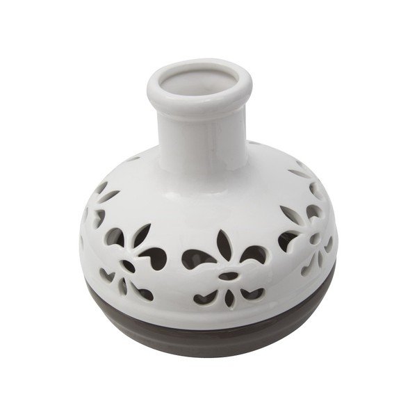 Biało-brązowy wazon Mauro Ferretti Bottle-image-2