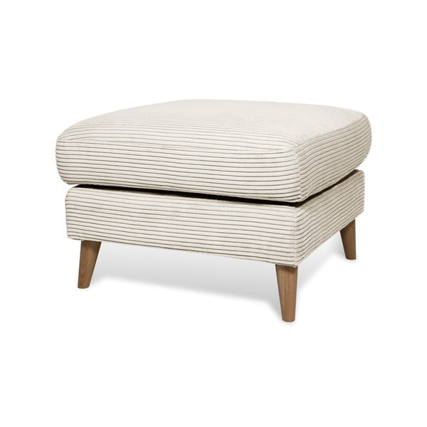 Biały sztruksowy podnóżek Paris – Scandic-image-2