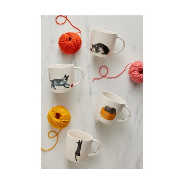 Biały porcelanowy kubek 400 ml Best Feline Friends – Maxwell & Williams-image-1