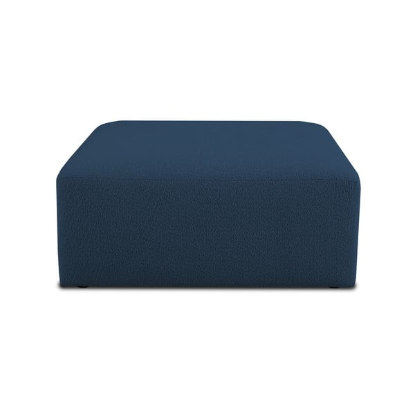 Ciemnoniebieski moduł sofy z materiału bouclé Roxy – Scandic