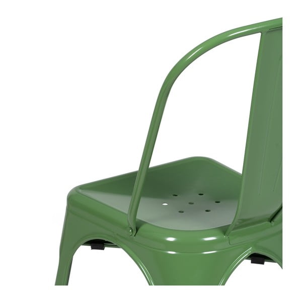 Zielone metalowe krzesła zestaw 2 szt. – Ixia-image-4